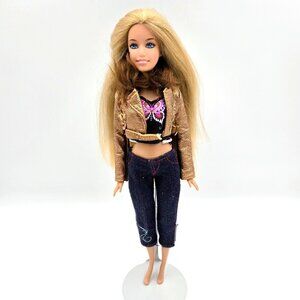 Fashion Fever Barbie Doll Blonde Hair 2007 Butterfly L3325 Mattel Original Outfi